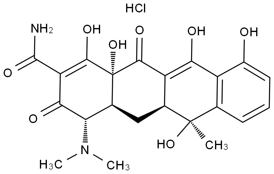 盐酸四环素化学结构图片